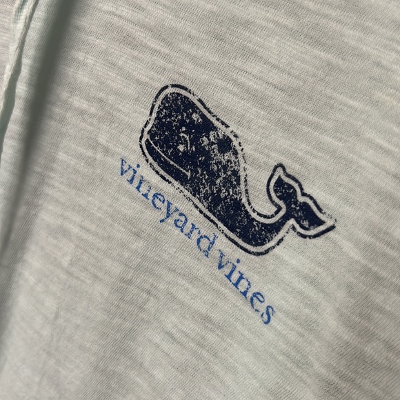 Vineyard Vines Mint hooded long sleeve tee - Picture 2 of 4
